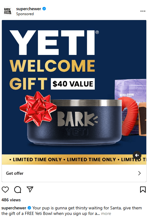 Administrador de superchewer no Instagram