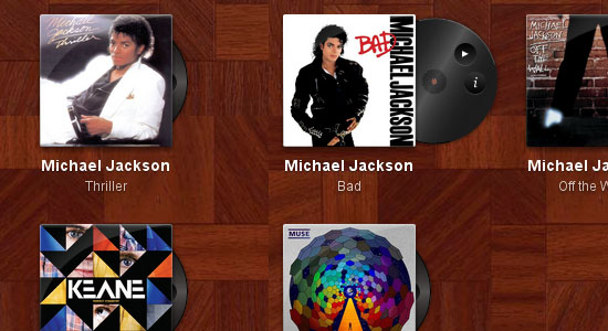 Vinil deslizante com CSS3