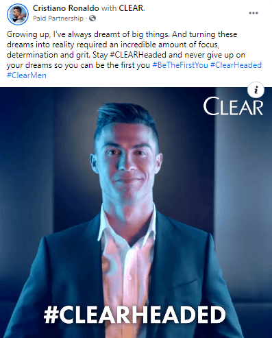 Exemplos de publicidade em mídia social claros