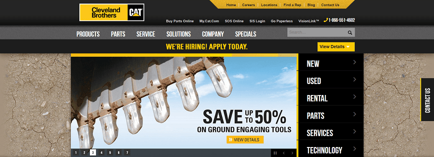 Dicas de design de sites profissionais - Cleveland Bros