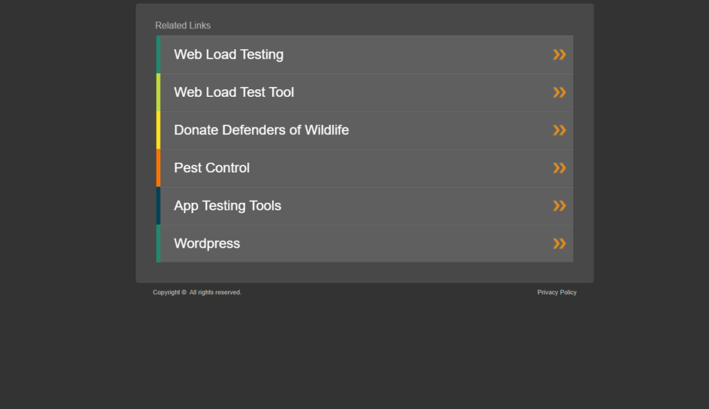 Screenshot da Webslug