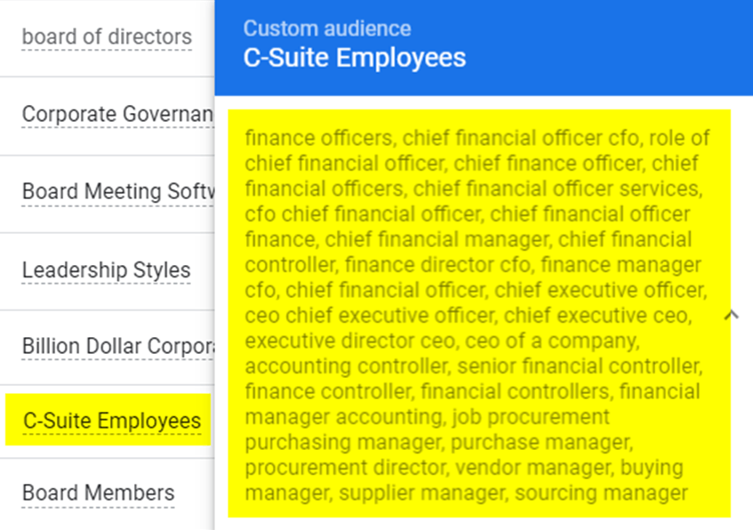 público personalizado