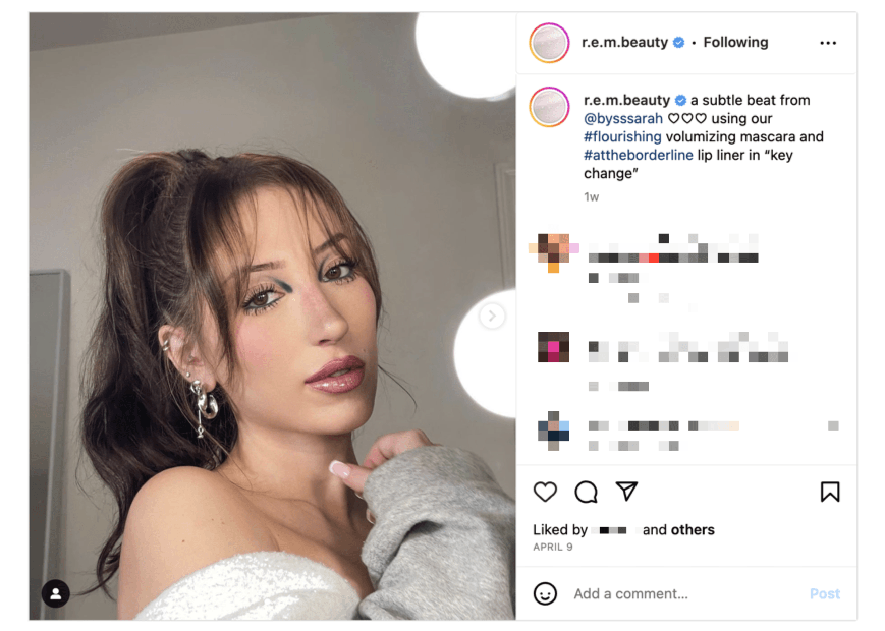 Exemplo de influenciador