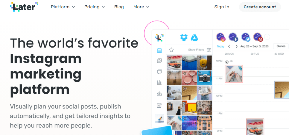 Ferramenta do Instagram posterior