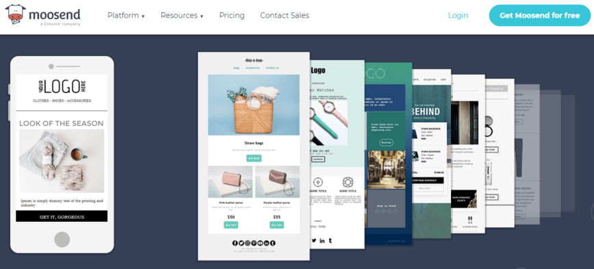 Moosend email AutorPonder