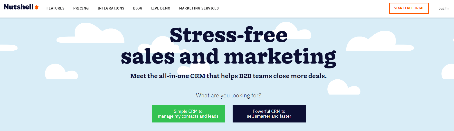 Nutshell CRM para encanadores