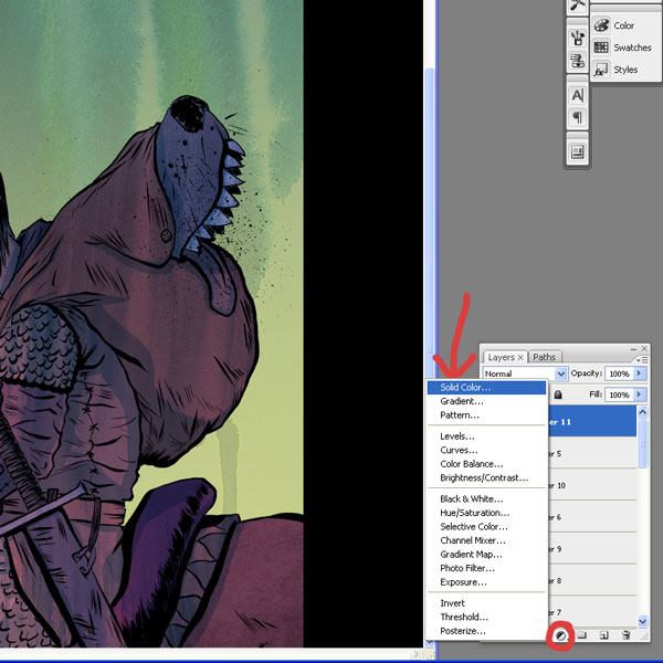 Etapa 21 máscara de camada