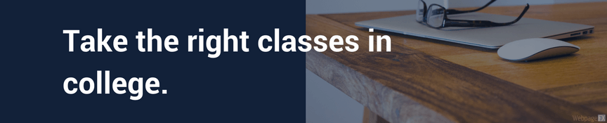 Faça as aulas certas da faculdade