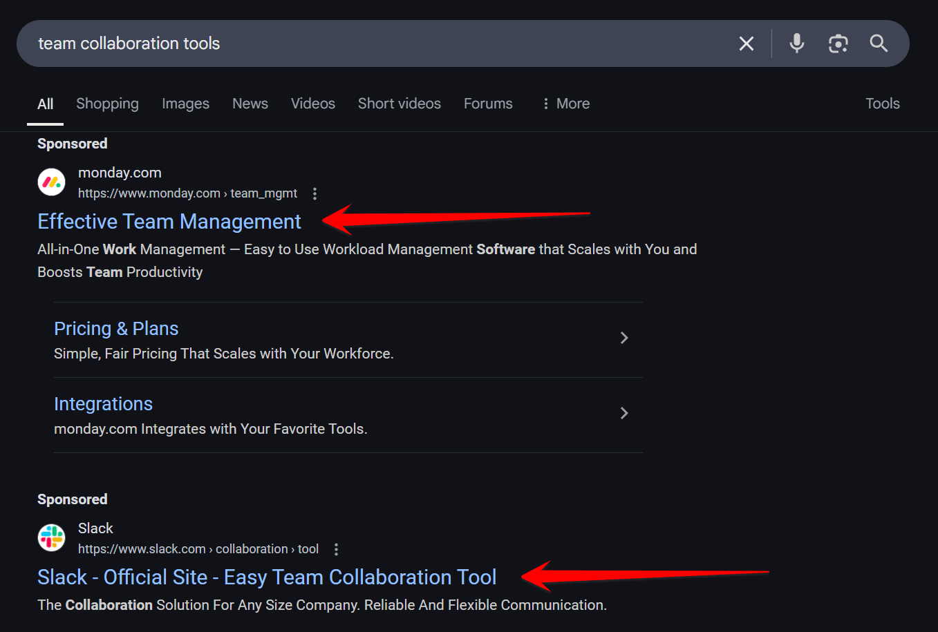 Segmentação de aplicativos do Google ADS