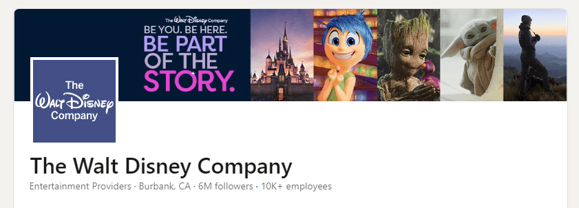 O Walt Disney LinkedIn