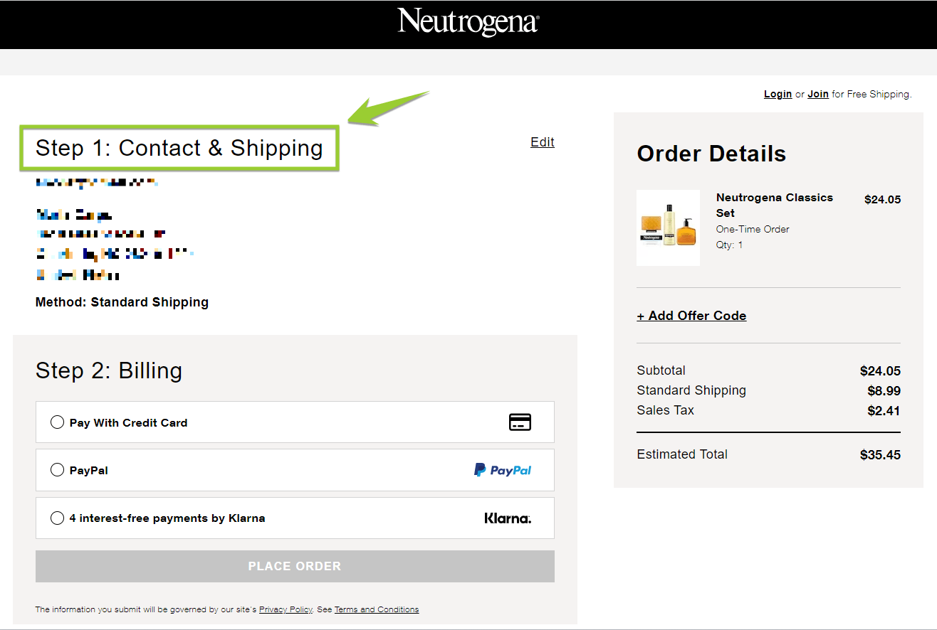 Etapas simples de check -out