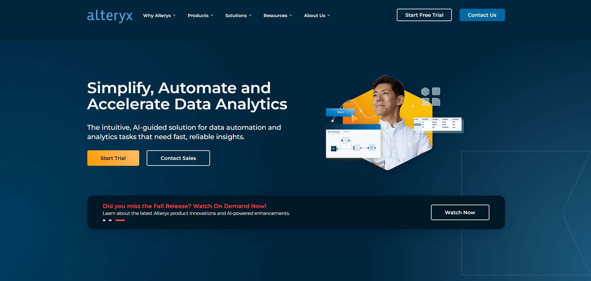 Análise de dados da IA ​​Alteryx