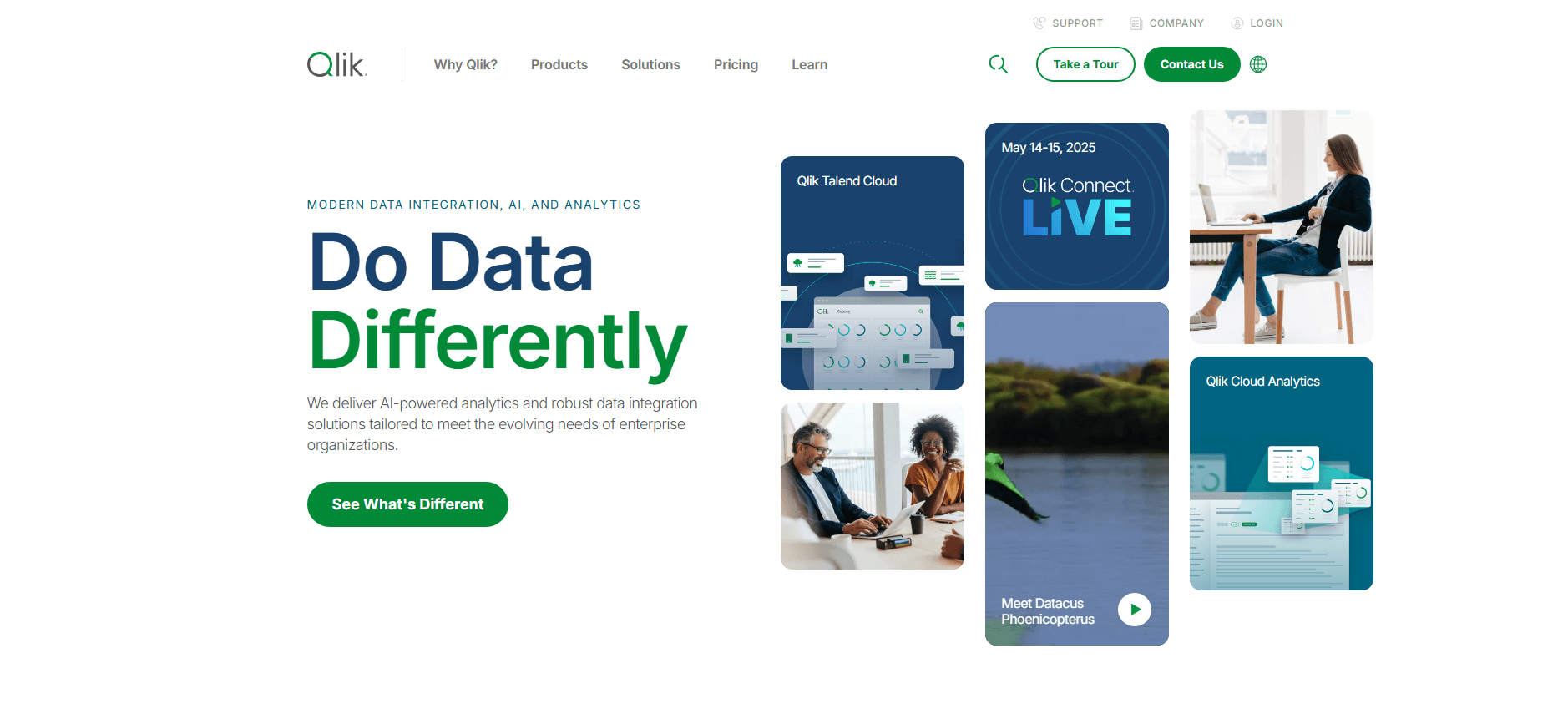 Análise de dados da IA ​​Qlik