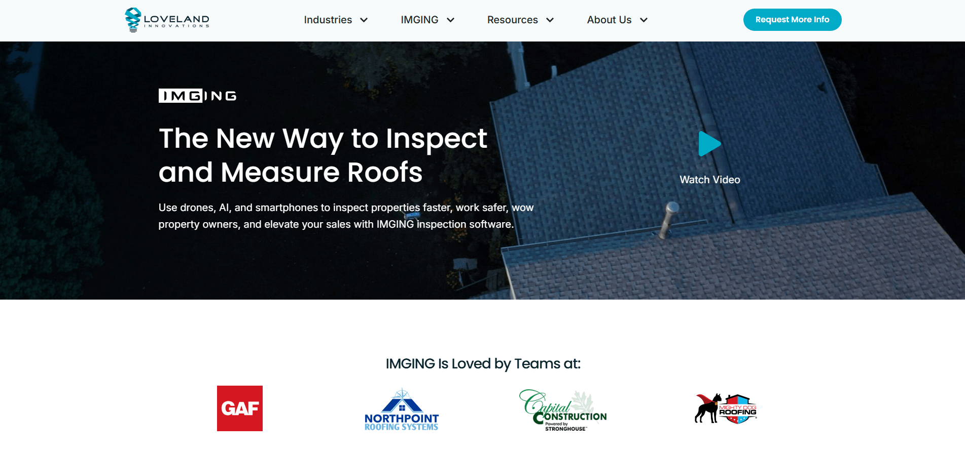 Tool de telhado IA IMGING