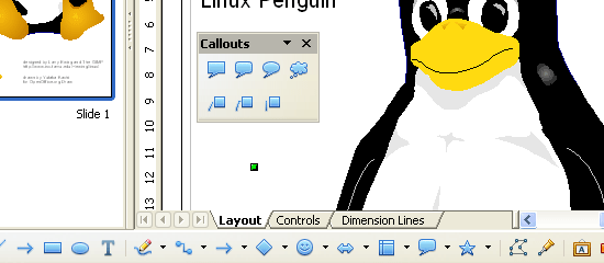 Draw OpenOffice - Tiro de tela.