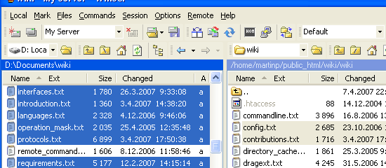WINSCP - Tiro de tela.