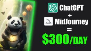 Learn how to earn $300 daily using ChatGPT and Midjourney AI – a fascinating way to make money through chatbots!