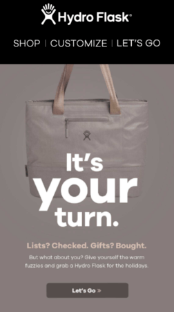 PRÁTICAS MELHORES DE ENDERECIMENTO DE EMAIL: Exemplo de celular