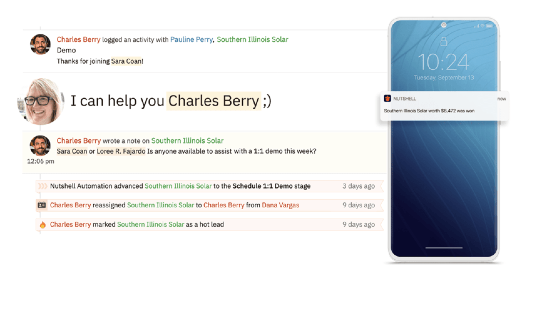 Exemplo de trabalho em equipe FRM Nutshell
