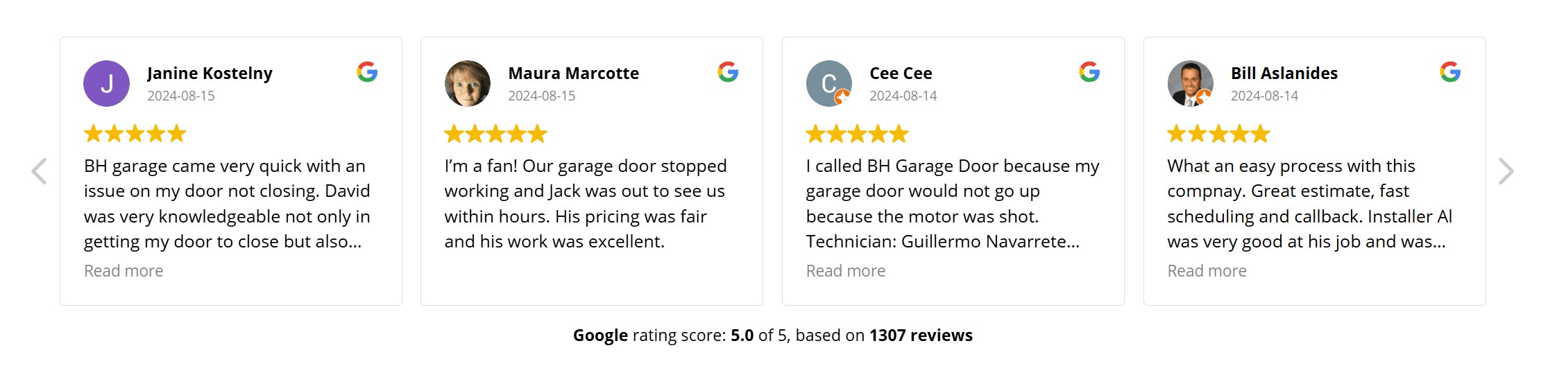 Ideia de marketing de porta de garagem para sinais de confiança