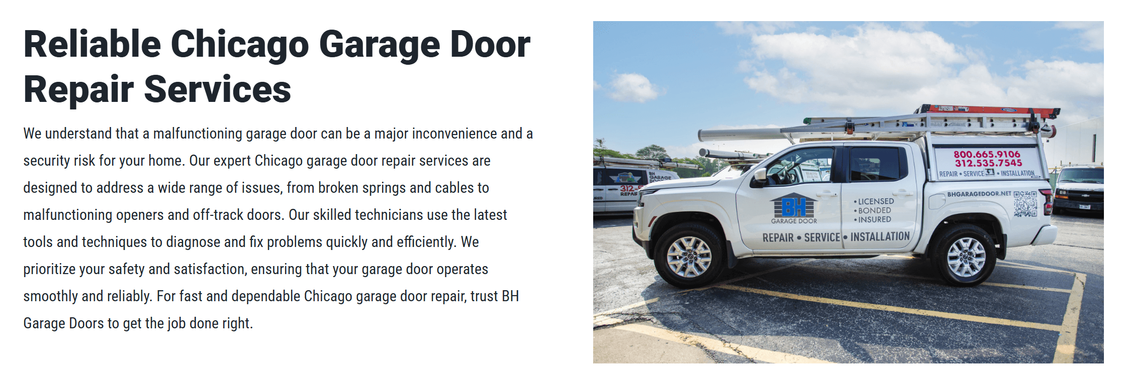 Ideia de marketing de porta de garagem para um conteúdo