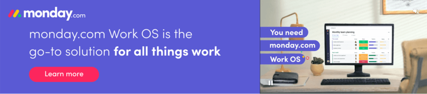 Segunda -feira paga o anúncio de banner