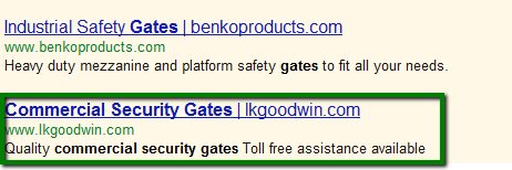 Exemplo de pontuação do PPC