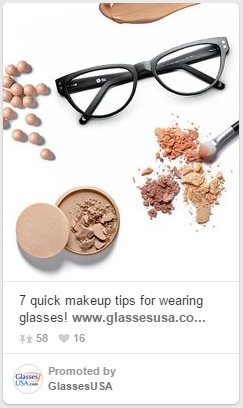 Dicas de maquiagem para óculos