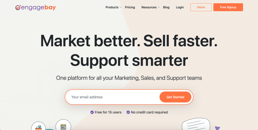 Automação de marketing EngageBay