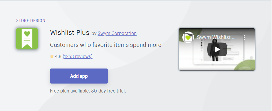 Lista de desejos Plus Plugin