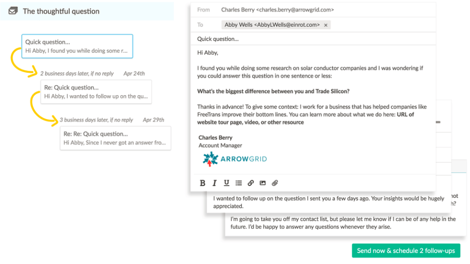 Recursos de email de CRM para HVAC