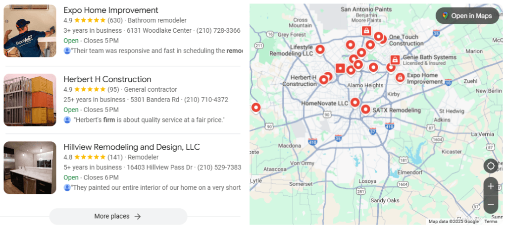 Pacote de mapas de melhoria da casa