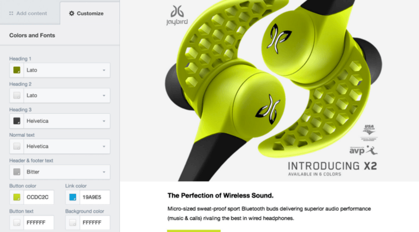 Construtor de e -mails para criar e -mail de marketing