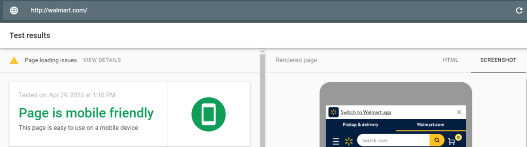 Teste para dispositivos digitais de teste para dispositivos móveis marketing 1024x286