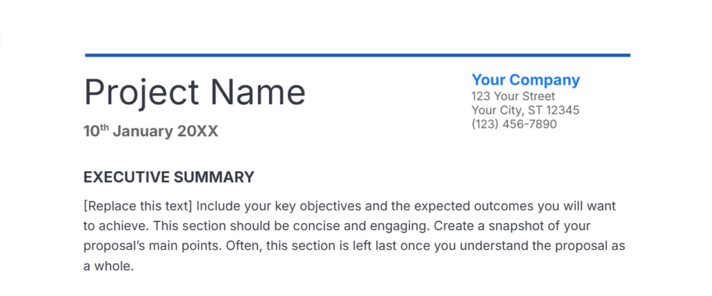 Visualização de um modelo de orçamento de marketing gratuito