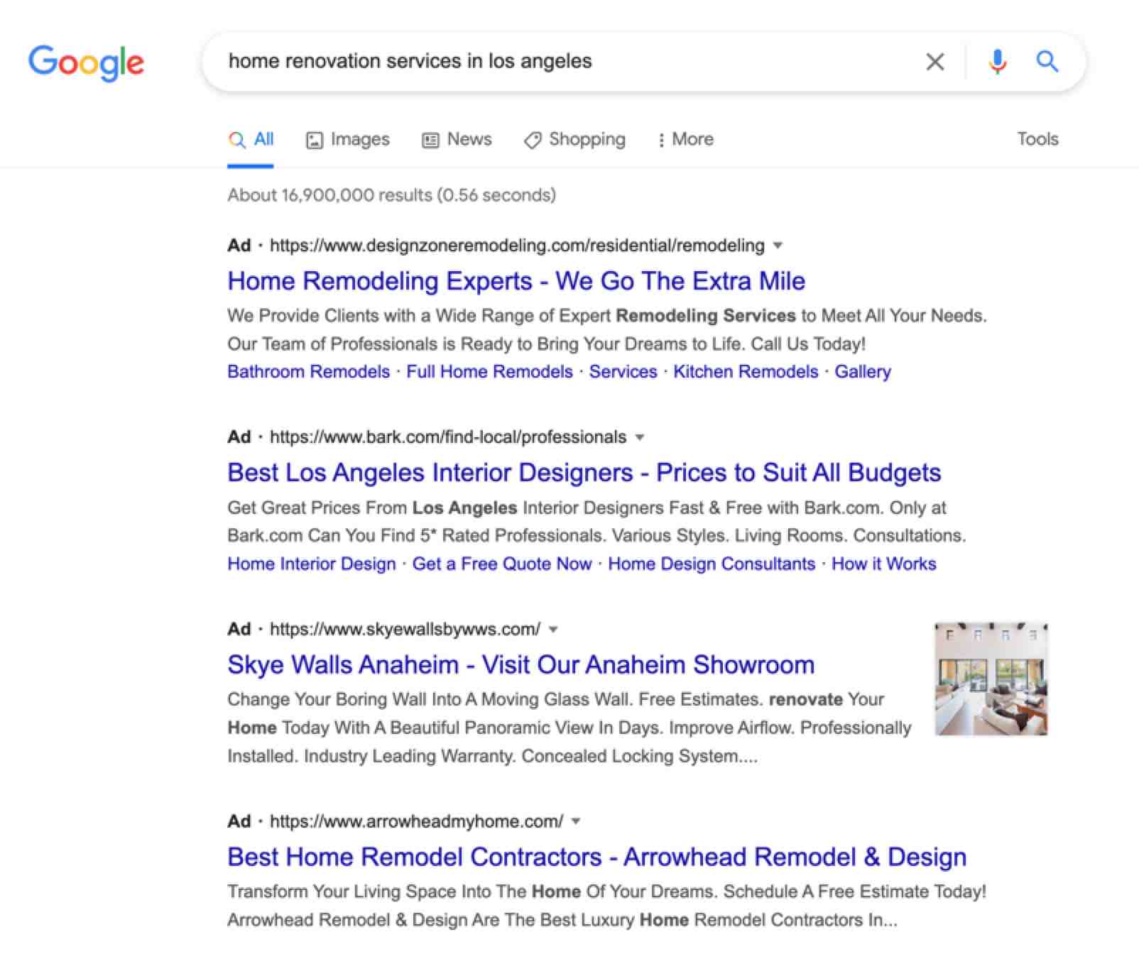 Exemplo de Serviços de Renovação em Casa PPC