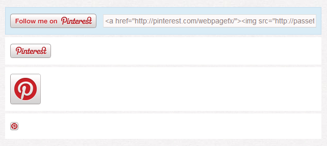 Pinterest Siga o botão2