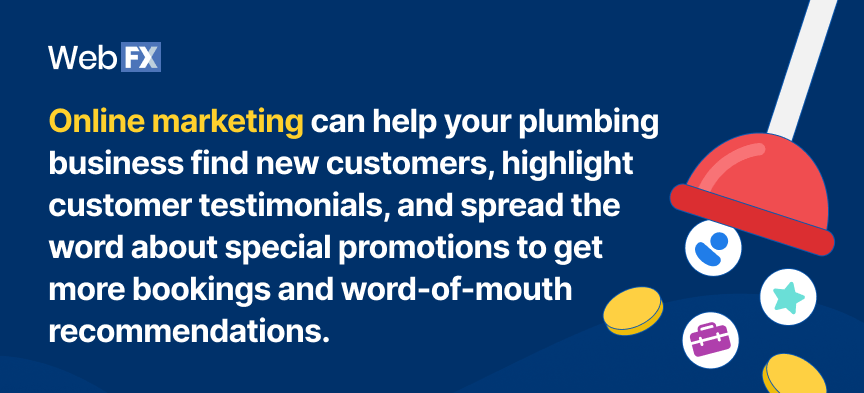 Como o marketing on -line ajuda os negócios de encanamento