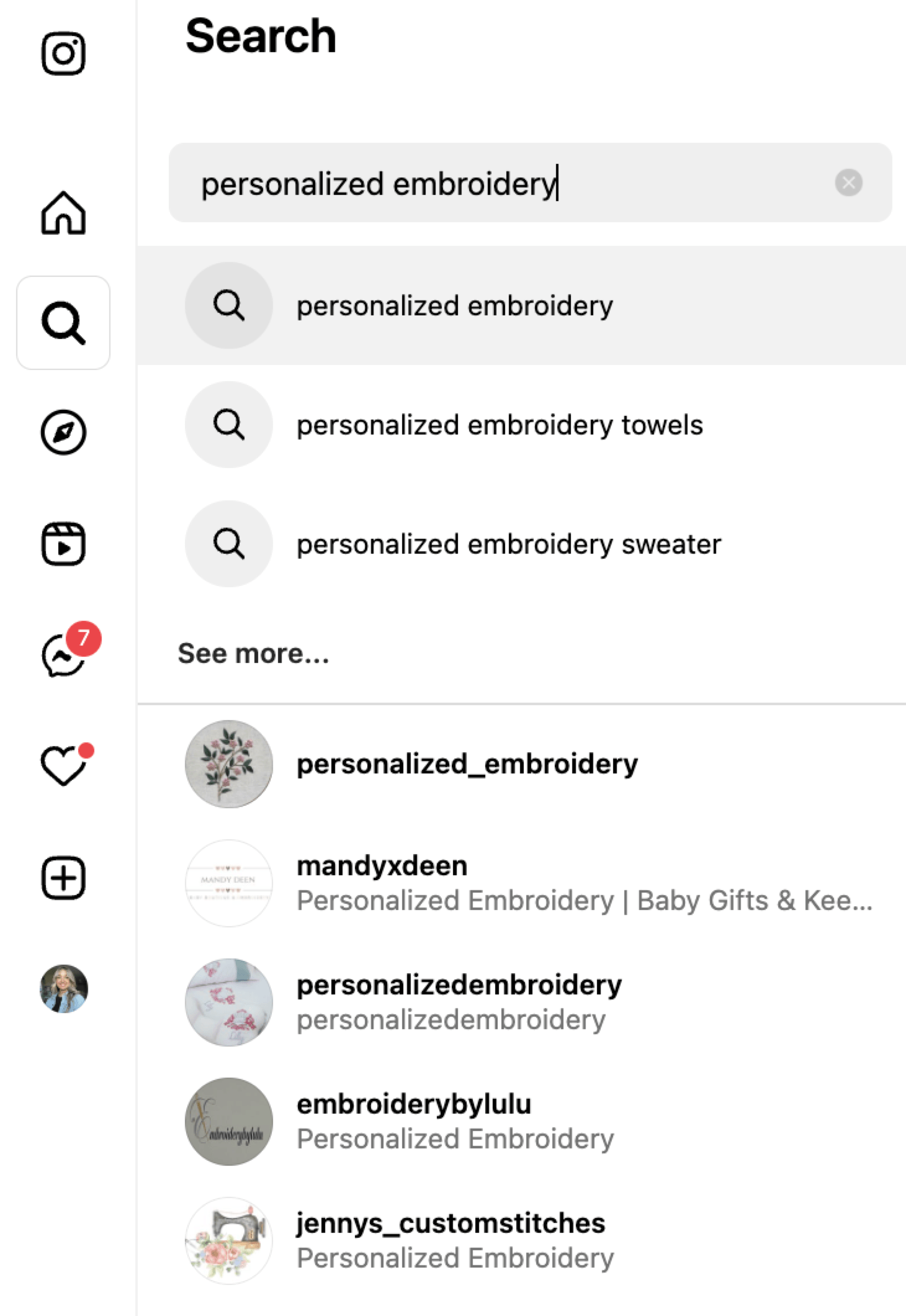 Instagram de SEO de mídia social