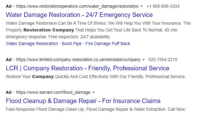 Geração de leads PPC para empresas de restauração