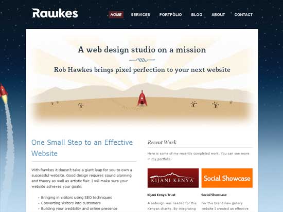 Rawkes - Tiro de tela.