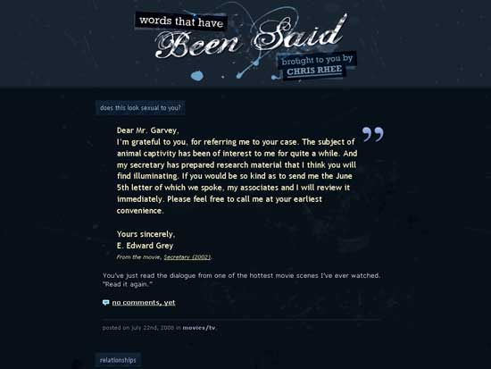 foi dito - foto de tela.