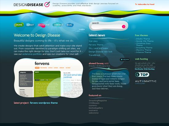 Doença de projeto - tiro de tela.