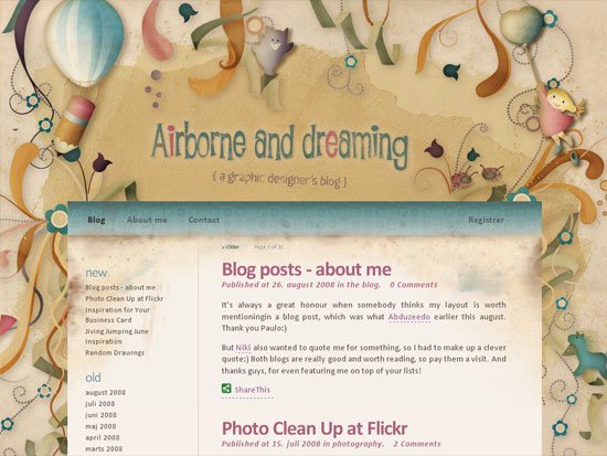 Malene Hald - tiro de tela.