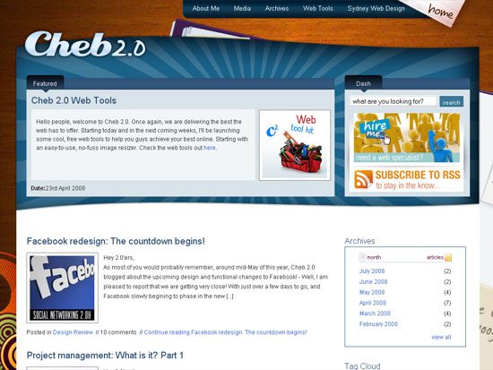 CHEB 2.0 - Tiro de tela.