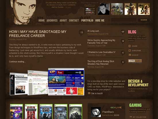 Matt Brett - tiro de tela.