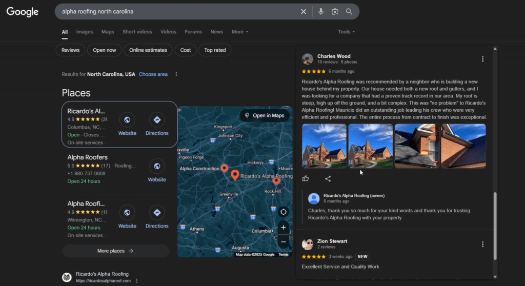 Revisões de cobertura no Google