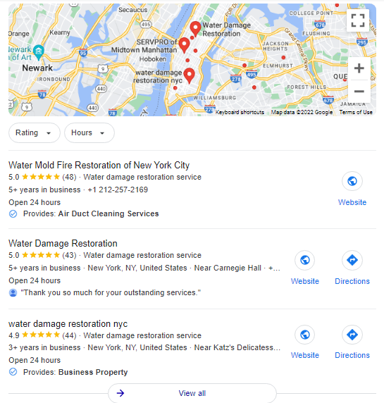 Geração de leads de SEO para empresas de restauração