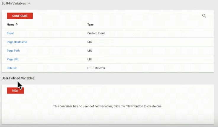 Uma variável no Google Tag Manager