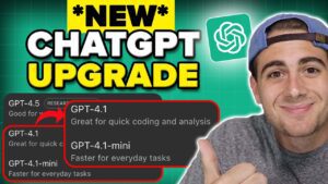 ChatGPT lança os modelos GPT 4.1 & 4.1-mini e outras mudanças ocultas – descubra as novidades! 👀